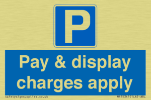 Pay & display charges apply